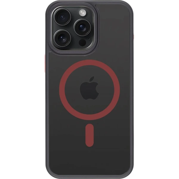 Tactical MagForce Hyperstealth 2.0 kryt iPhone 15 Pro Max Black/Red - Puzdra - Obrázok F255000P01