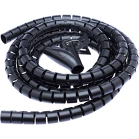 CONNECT IT trubica pre organizáciu káblov, 2,5m x 20mm, čierna (CI-514) - Vychytávky