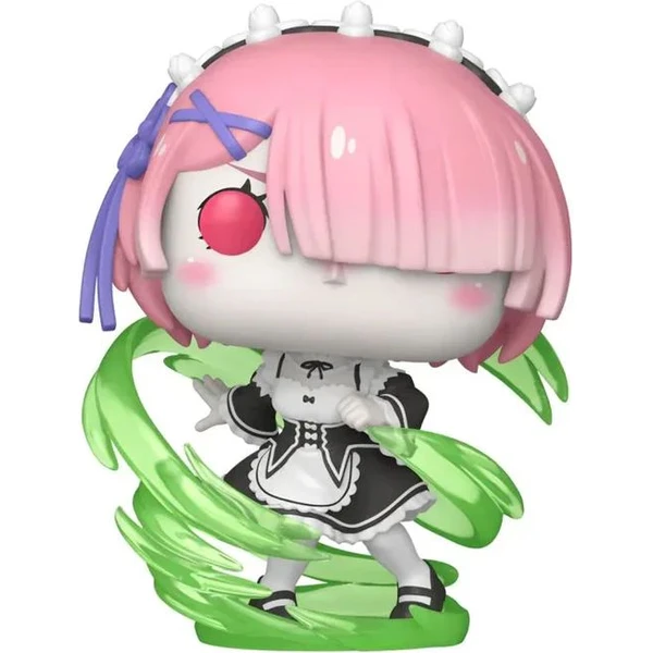Funko POP! #2116 Animation Plus: Re:ZERO - Ram (Wind Magic) (GITD) - Funko POP! - Obrázok F2JM000K01