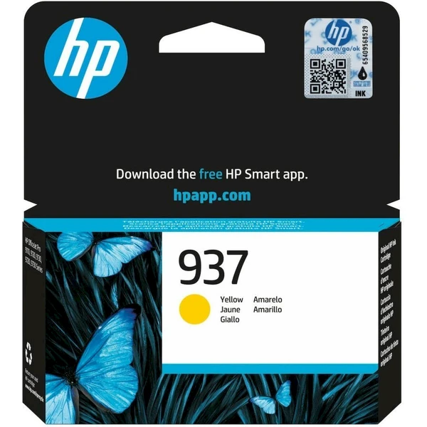 HP 937 Original Ink Cartridge žltá - Cartridge - Hlavný obrázok
