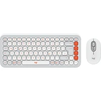 Logitech POP Combo (US) klávesnica a myš biela - Klávesnicové sety