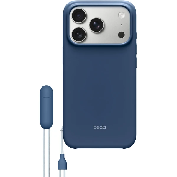 Apple Beats kryt so stojanom na iPhone 17 Pro s MagSafe hlbinne modrý - Puzdra - Hlavný obrázok