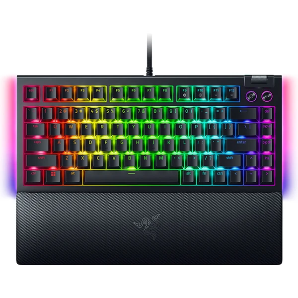Razer BlackWidow V4 75% (US) herná klavesnica čierna - Klávesnice - Hlavný obrázok
