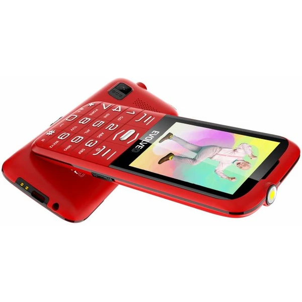 EVOLVEO EasyPhone XO mobilný telefón pre seniorov červený - Mobilné telefóny - Obrázok F2Z7000701
