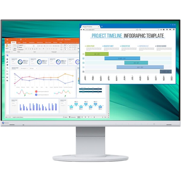 EIZO FlexScan EV2460-WT monitor 24