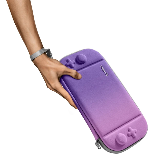 Tomtoc FancyCase cestovné puzdro pre Nintendo Switch 2 fialové - Puzdra - Obrázok F3JE000O01