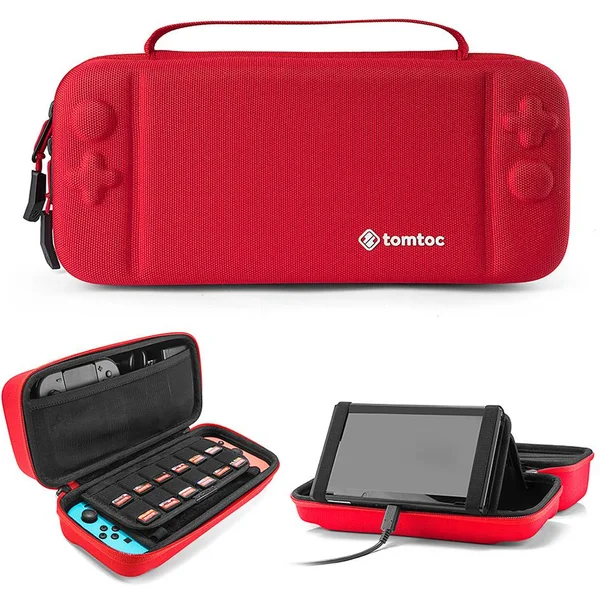 Tomtoc cestovné puzdro Nintendo Switch červené - Puzdra - Hlavný obrázok