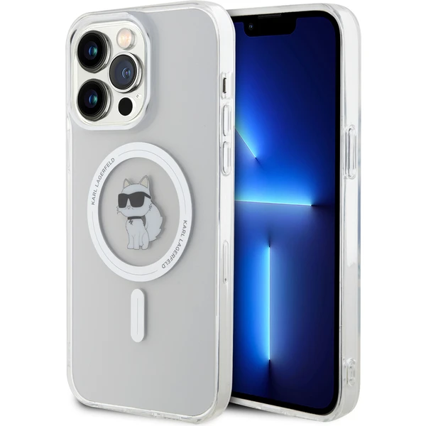 Karl Lagerfeld IML Chúpette MagSafe Kryt iPhone 15 Pre Max číry - Puzdra - Hlavný obrázok