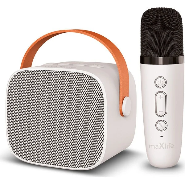 Maxlife MXKS-100 Bluetooth karaoke set biely - Reproduktory - Hlavný obrázok