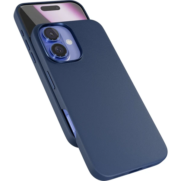 Epico Mag+ Leather kryt pre iPhone 16 Plus modrá - Puzdra - Obrázok F4FA000K01