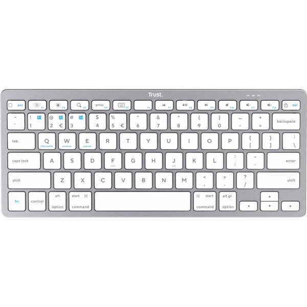 Trust Basics Bluetooth (CZ/SK) biela - Klávesnice - Hlavný obrázok