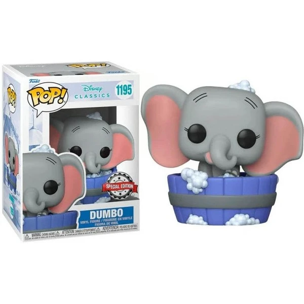 Funko POP! #1195 Disney Classics: Dumbo - Dumbo v Bathtube (Exclusive) - Funko POP! - Hlavný obrázok
