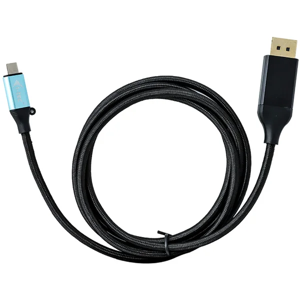 i-tec USB-C/DisplayPort kábel 4K 2m čierny - Káble a redukcie - Obrázok F4VV000501