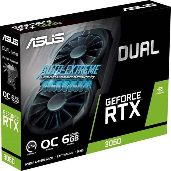ASUS Dual GeForce RTX 3050 OC 6GB GDDR6 - Grafické karty - Obrázok F4ZA000J01