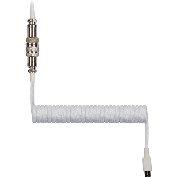Yenkee YCU COIL WE krútený kábel USB-A/USB-C biely - Káble - Hlavný obrázok