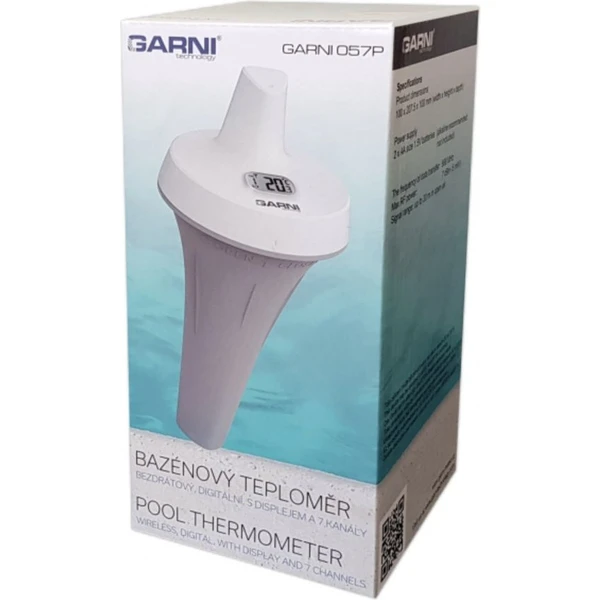 GARNI 057P Bazénové bezdrôtové čidlo biele - Senzory - Obrázok F5D5000N01