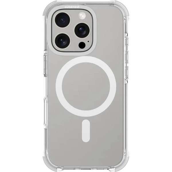 Cubenest MagPro Strong Guard kryt iPhone 16 Pro prírodný titán - Puzdra - Obrázok F5DF000L01
