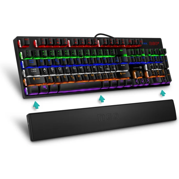CONNECT IT NEO ergonomická podložka ku klávesnici, vel. L (435 × 70 mm) - Opierky - Obrázok F5N0000P01
