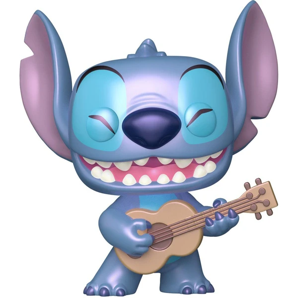Funko POP! #1044 Disney: Lilo & Stitch - Stitch w/Ukelele (Pearlescent) - Funko POP! - Obrázok F5RA000J01