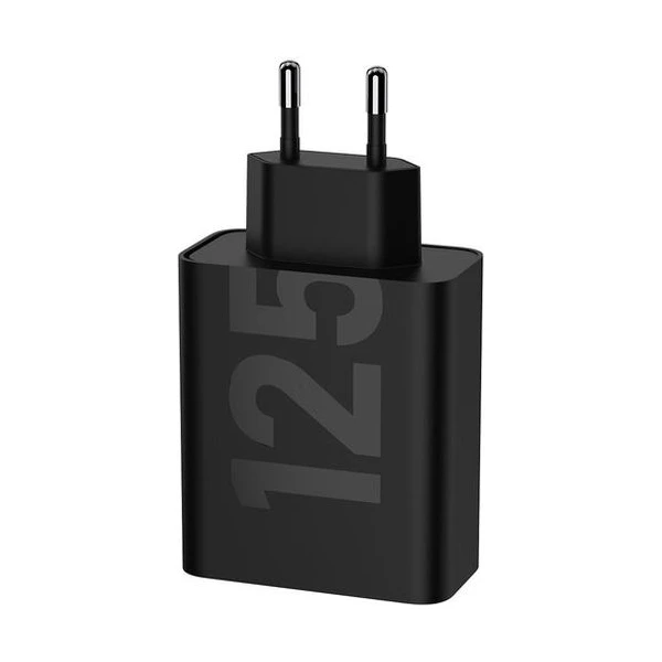 Motorola TurboPower nabíjačka 125W 2x USB-C s USB-C/USB-C káblom čierna - Nabíjačky - Obrázok F5UD000P01
