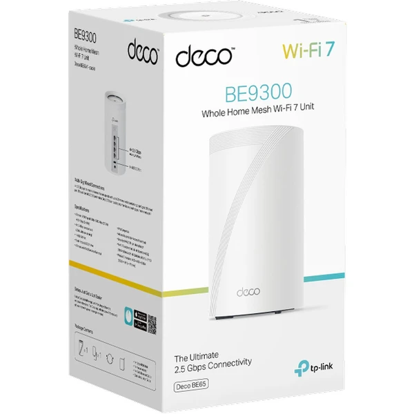 TP-Link Deco BE65 mesh systém 1ks biely - Mesh systémy - Obrázok F5X3000P01