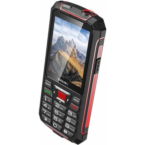 EVOLVEO StrongPhone W4 DualSIM čierno-červená - Mobilné telefóny - Obrázok F5Z7000701