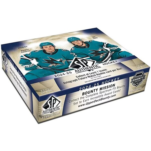 Hokejové karty 2024-25 Upper Deck SP Authentic Hockey Hobby Box