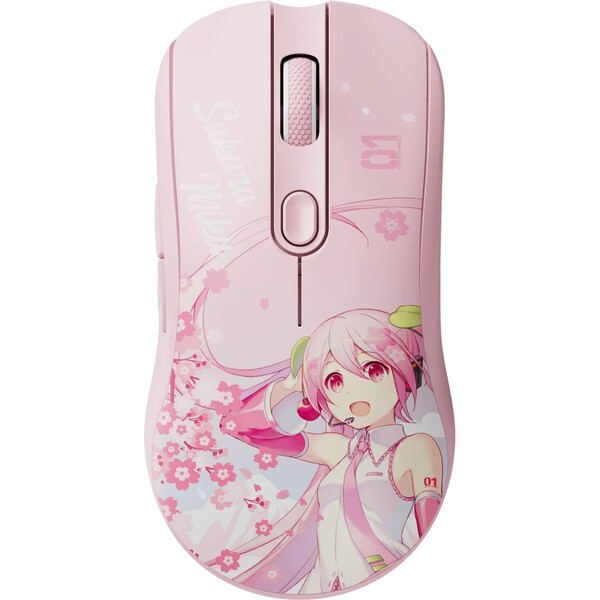 Akko x Sakura Miku AG One bezdrôtová herná myš