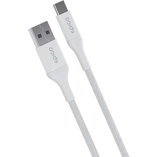 Epico pletený kábel 0.3m USB-C na USB-A biely - Káble - Obrázok F6Q3000J01