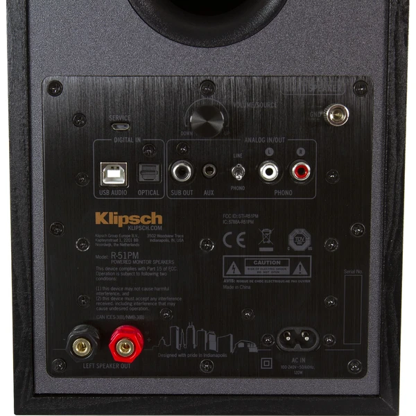 Klipsch R-51 aktívne reproduktory čierne - Reproduktory - Obrázok F75L000K01