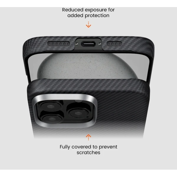 Pitaka MagEZ Case 5 MagSafe kryt iPhone 16 Plus Black/Grey Twill - Puzdra - Obrázok F788000O01