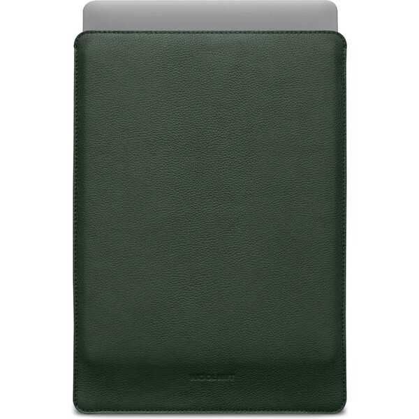 E-shop Woolnut kožené Sleeve puzdro pre 16" MacBook Pro tmavo zelené