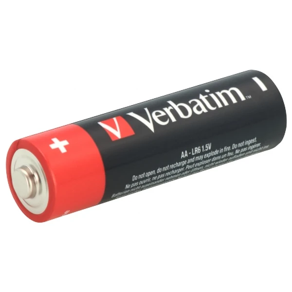 Verbatim alkalické batérie AA LR6 4x - Batérie - Obrázok F8B0100301