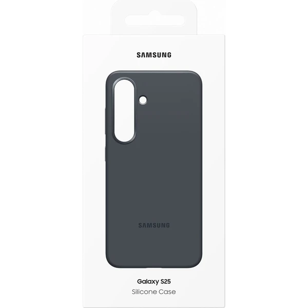Samsung Silicone Case silikónový kryt Galaxy S25 čierny - Puzdra - Obrázok F8CC000J01