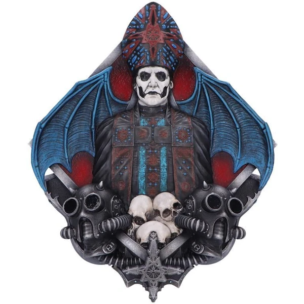 Nástenná plaketa Nemesis Now Ghost - Papa Emeritus IV 29,5 cm - Dekorácie - Hlavný obrázok