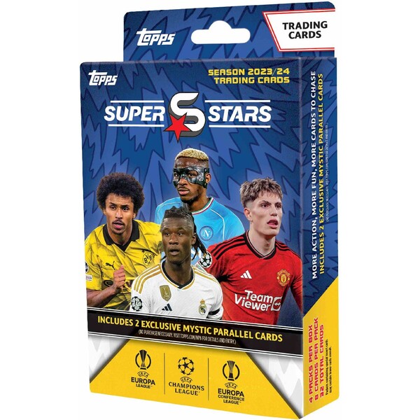 Futbalové karty Topps Superstars UCC 2023/24 - Hanger Box