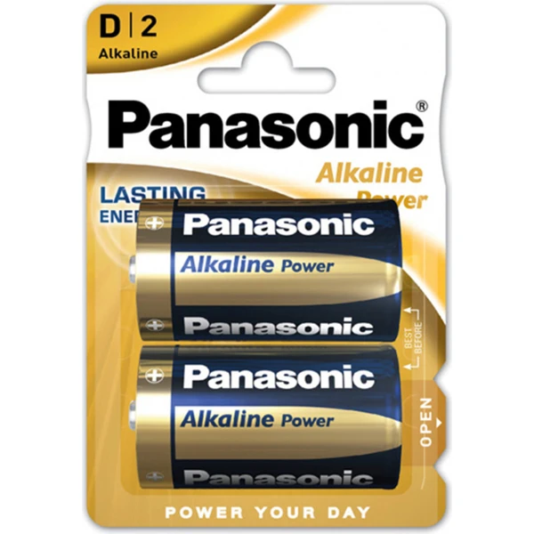 Panasonic Alkaline Power D alkalická batéria (2ks) - Batérie - Hlavný obrázok