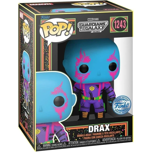 Funko POP! & Tee: Guardians of the Galaxy - Drax (Blacklight) S - Darčekové sady - Obrázok F9DE000L01