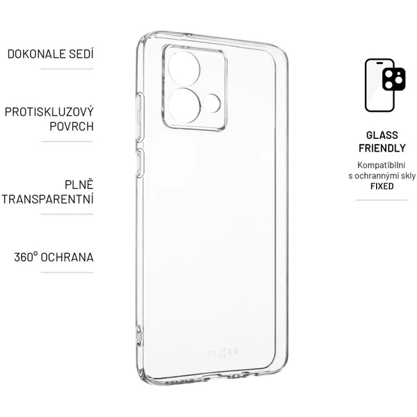 FIXED TPU kryt Motorola Moto G84 číry - Puzdra - Obrázok F9M0000J01