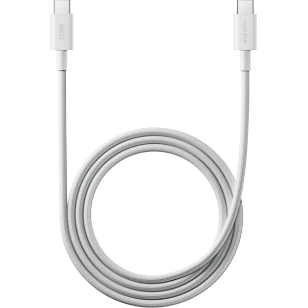 Xiaomi 6A USB-C/USB-C napájací kábel 8K 120W 1m biely - Káble a redukcie - Hlavný obrázok