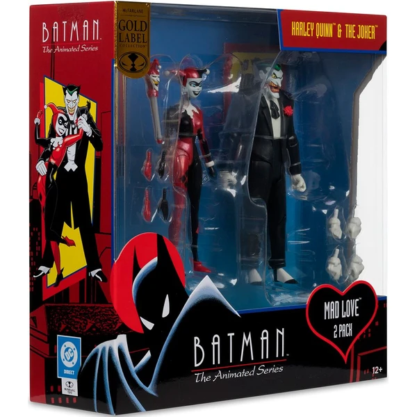 Akčné figúrky McFarlane Toys Batman: The Animated Series - Harley Quinn and Joker (Gold Label) - Figúrky - Obrázok F9YM000K01