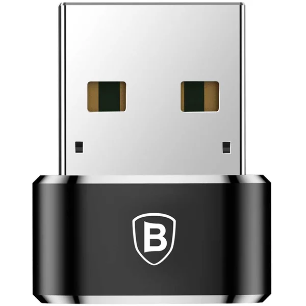 Baseus prevodník USB-A na USB-C čierny - Redukcie - Obrázok FA0T200301