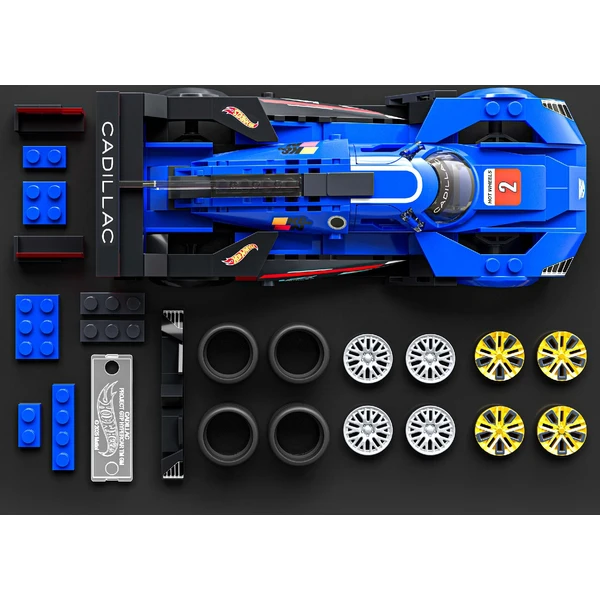 Mattel Brick Shop zostaviteľný model Hot Wheels - Cadillac Project GTP Hypercar (Speed ??series) - Stavebnica - Obrázok FA6L000K01