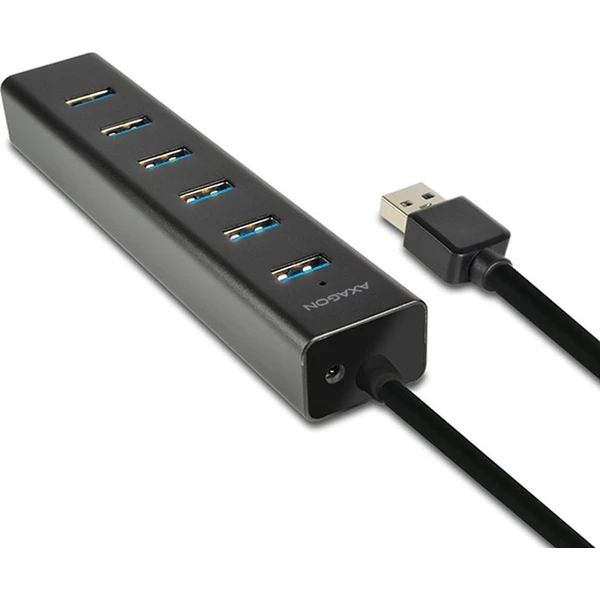 AXAGON HUESA7BP 7x USB3.0 ALU  - USB huby - Obrázok FA7HF00101