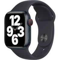 Apple Watch 41/40/38mm temne atramentový športový remienok S/M - Remienky