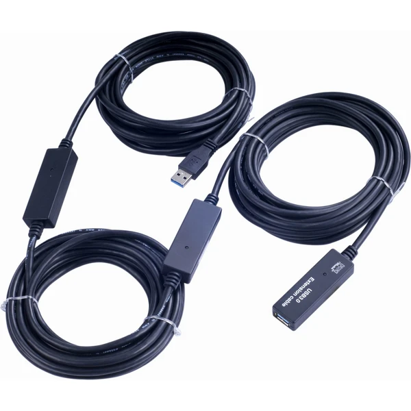 PremiumCord predlžovací kábel USB-A/USB-A 20m čierny - Káble a redukcie - Hlavný obrázok