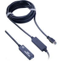 PremiumCord USB-A/USB-A predlžovací kábel 10m čierny - Káble a redukcie