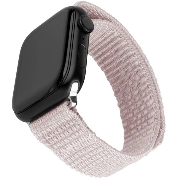 FIXED Nylon Sporty Strap remienok Apple Watch 42/44/45mm, ružovo zlatý - Remienky - Hlavný obrázok