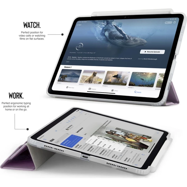 Puzdro na ceruzku Pipetto Origami No3 iPad Air 13" (2026/2025/2024) fialové - Puzdra - Obrázok FB4Q000K01