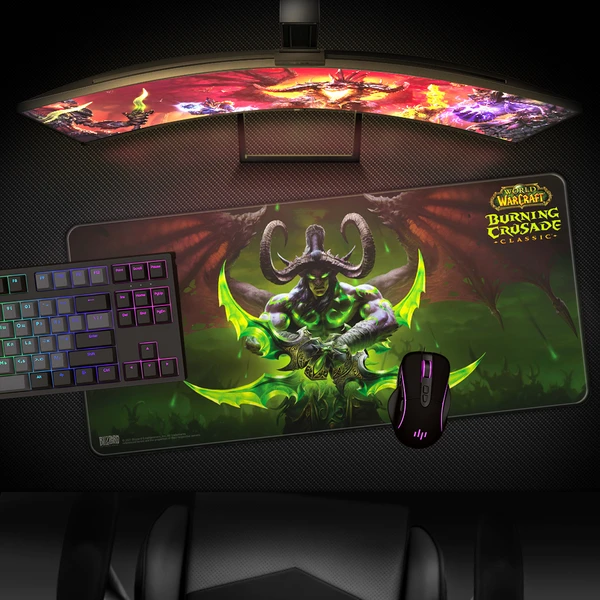 Herná podložka World of WarCraft Burning Crusade - Illidan XL - Podložky - Obrázok FBBWF00101